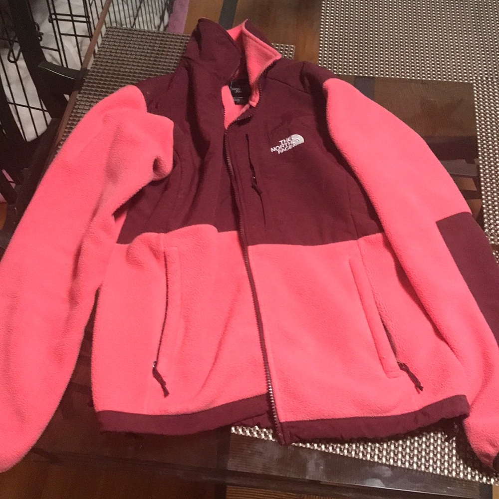 Pink north face